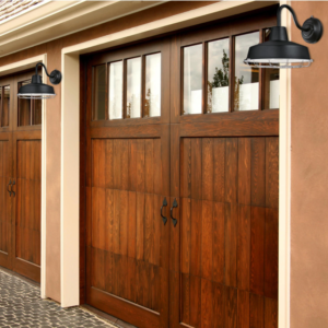 Wood garage doors